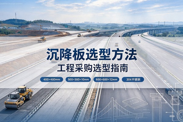 会理沉降板选择方法