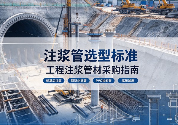 会理注浆管选型标准